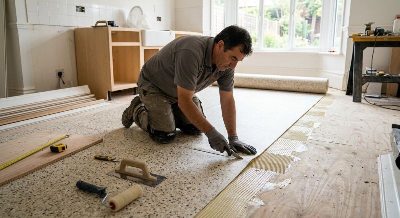 Linoleum Floor Installation in Elbert, CO