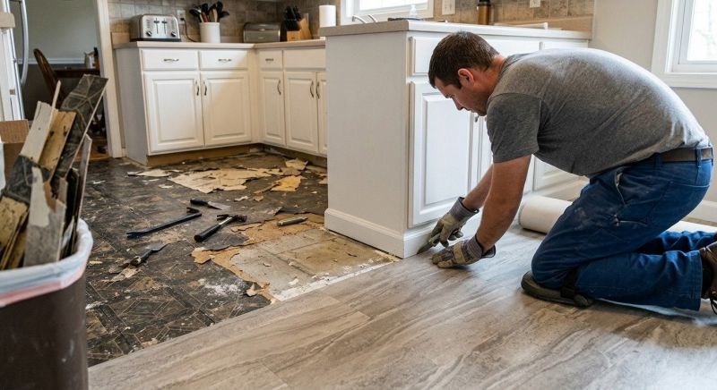 Linoleum Floor Installation in Monument, CO