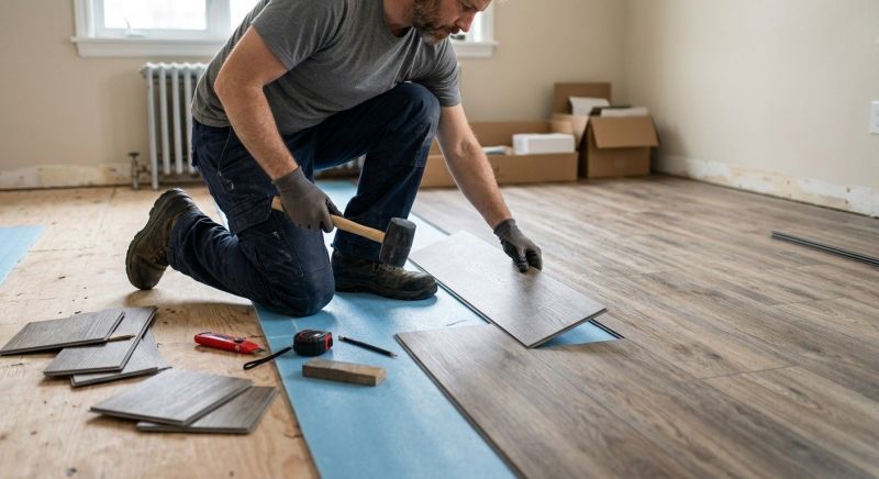 Linoleum Floor Installation in Monument, CO