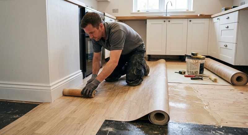 Sheet Linoleum Installation in Elbert, CO
