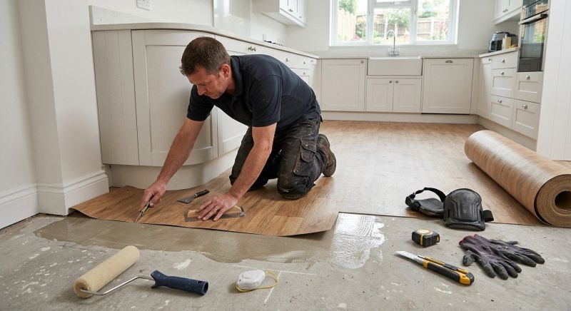 Sheet Linoleum Installation in Monument, CO