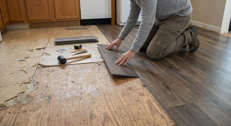 Vinyl Floor Replacement in Peyton, CO