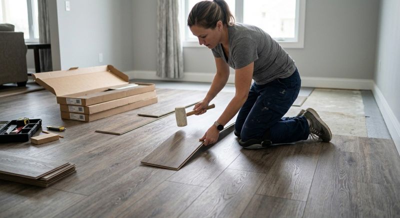 Vinyl Plank Floor Installation in Peyton, CO